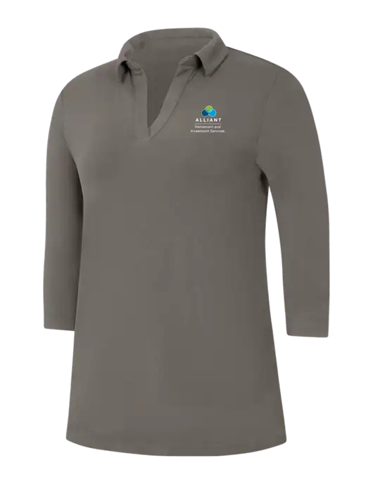 Womens Dark Grey Luxe Knit Tunic w/ARIS Logo