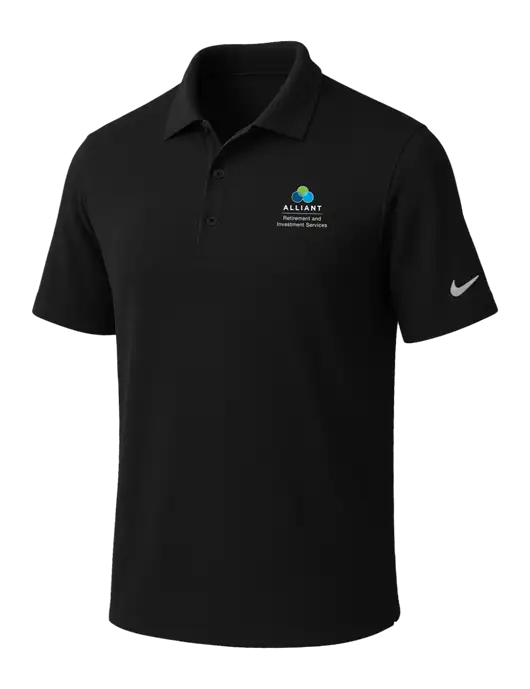 NIKE Black Dri-Fit Micro Pique Polo w/ARIS Logo