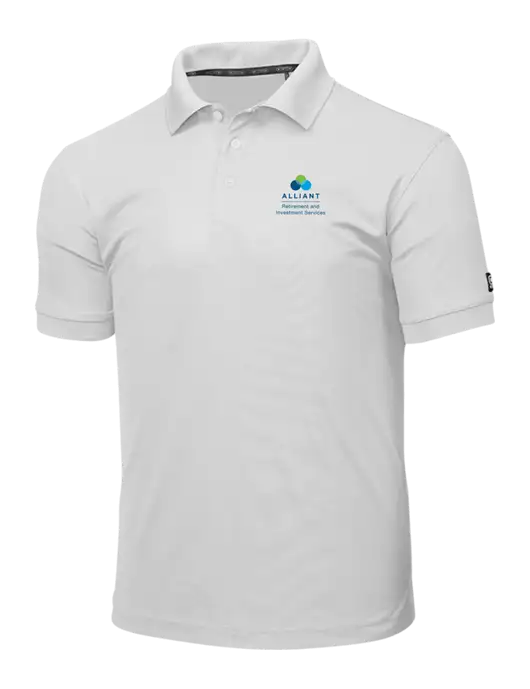 OGIO Bright White Caliber 2.0 Polo w/ARIS Logo
