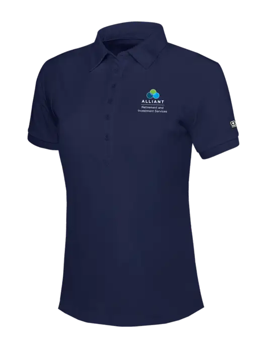 OGIO Womens Navy Jewel Polo w/ARIS Logo