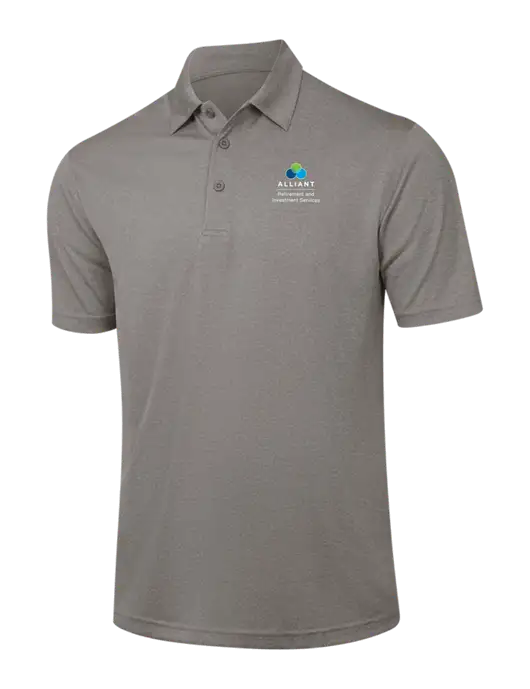 Medium Grey Heather Contender Polo w/ARIS Logo