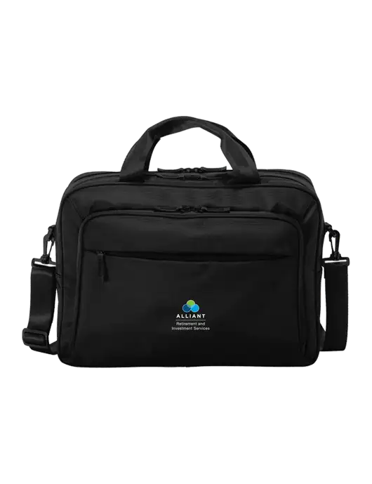 Travel Exec Black Laptop Briefcase w/ARIS Logo