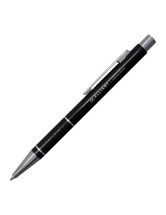 St George Black Pen - Blue Ink w/ARIS Logo
