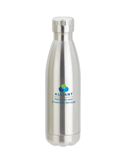 City Go Silver 17 oz Insulated Bottle w/ARIS Logo