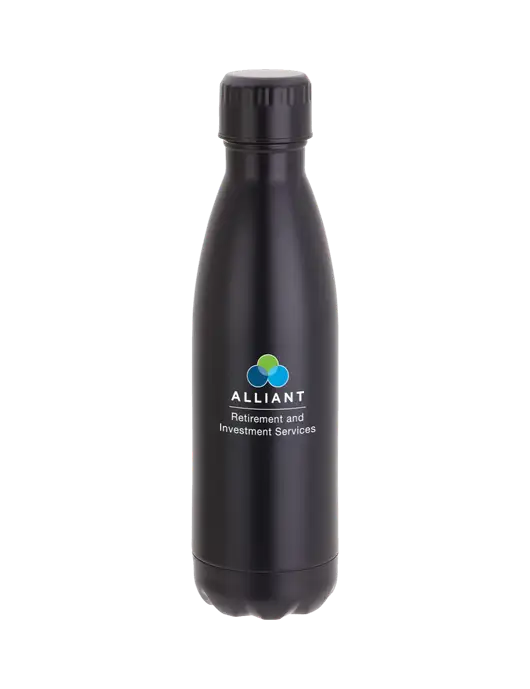 City Go Matte Black 17 oz Insulated Bottle w/ARIS Logo