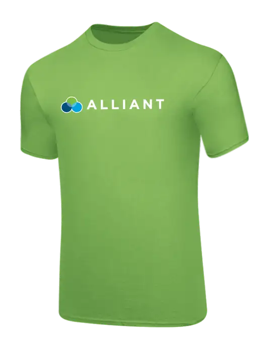 Core Blend Light Green T-Shirt w/Alliant Logo