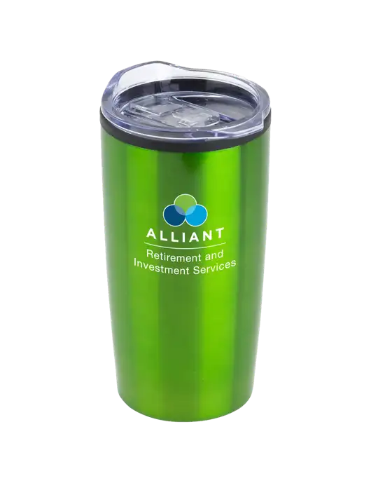 Olympus Green 20 oz Tumbler w/ARIS Logo