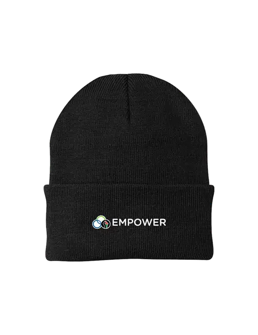 Black Knit Cap w/Empower Logo