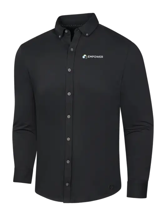 OGIO Blacktop Modern Code Stretch Button-Up Shirt w/Empower Logo