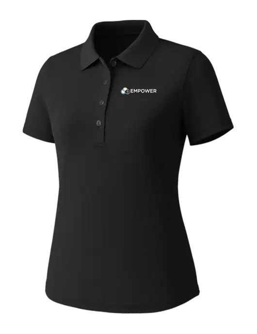 Callaway Womens Core Black Performance Polo w/Empower Logo