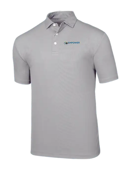 Callaway Birdseye Light Grey Polo w/Empower Logo
