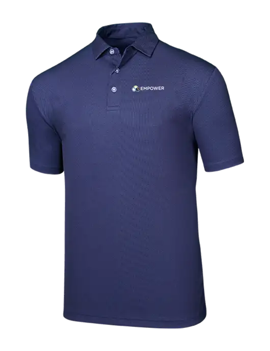 Callaway Birdseye Navy Polo w/Empower Logo