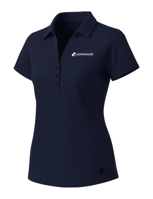 OGIO Womens Navy ONYX Polo w/Empower Logo