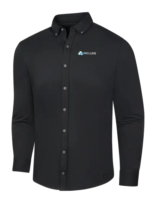 OGIO Blacktop Modern Code Stretch Button-Up Shirt w/Include Logo