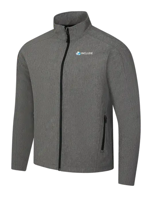 Medium Grey Heather Core Soft Shell Jacket w/Include Logo