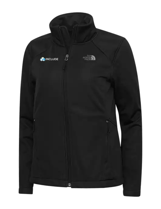 North Face Womens Black Ridgewall Soft Shell Jacket w/Include Logo
